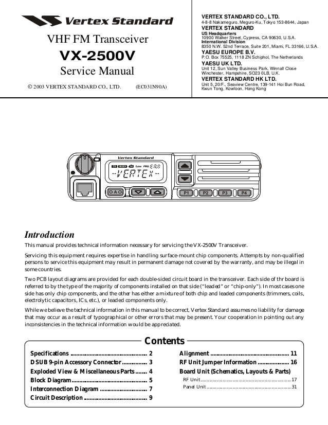 Adac vertex service manual pdf